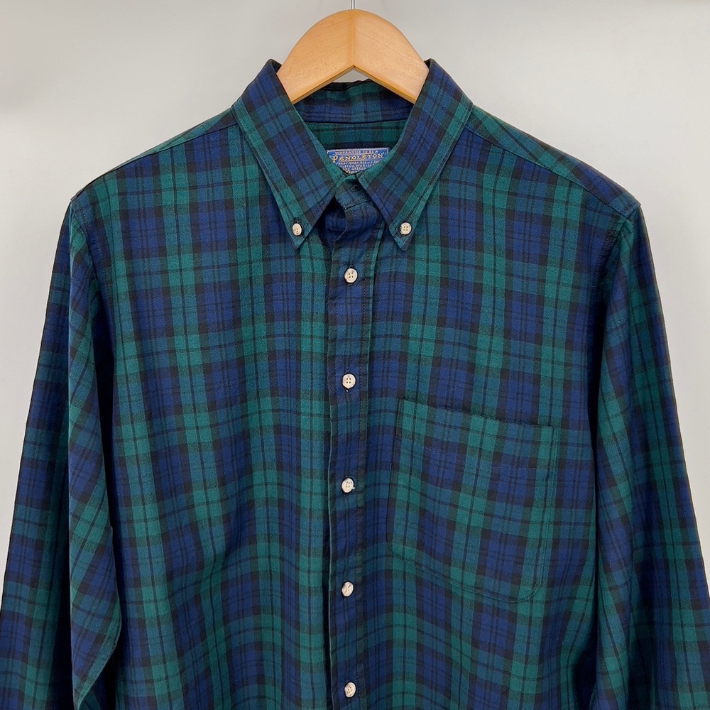 Vtg Pendleton Sir Pendleton Wool Button Up Shirt … - image 3